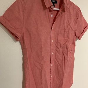 Pink button down